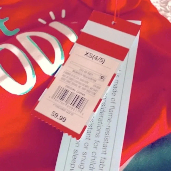 Cat & Jack - Kid’s Christmas Pajamas Size XS 4/5 - Picture 3 of 5